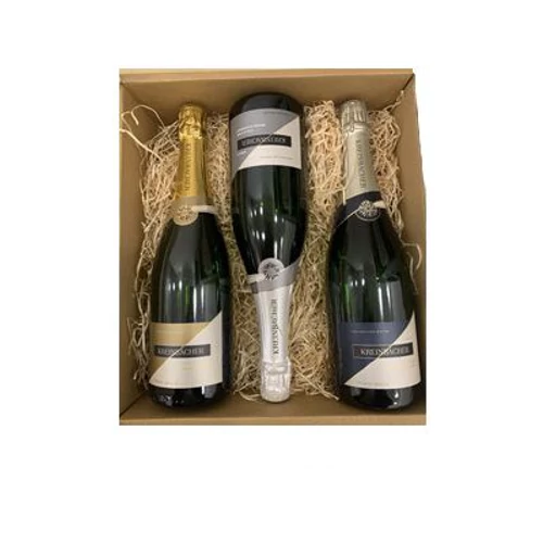 Kreinbacher csomag - Brut Classic, Prestige Brut, Extra Dry - díszcsomagolásban