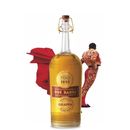 Jacopo Poli Due Barili Fa Díszdobozban Grappa 0.7 l