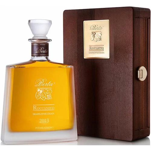 Berta Roccanivo Grappa 0.7 l díszdobozban