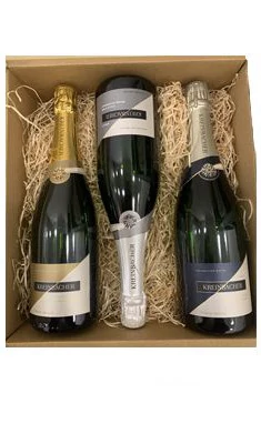 Kreinbacher csomag - Brut Classic, Prestige Brut, Extra Dry - díszcsomagolásban